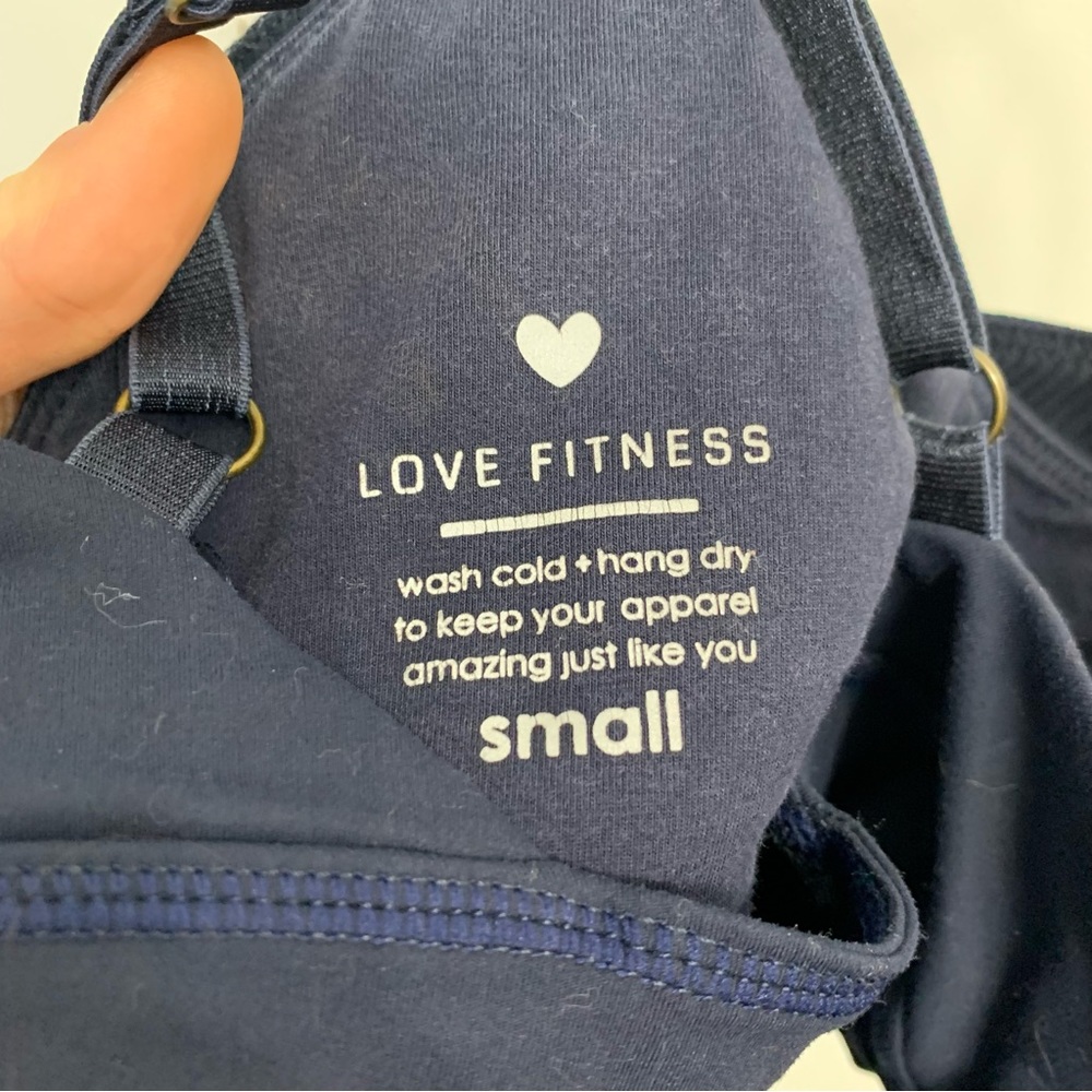 Love Fitness Apparel Ribbed Wrap Sports Bra - Picture 4 of 5